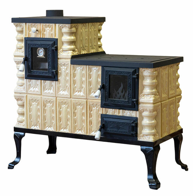 Kaflowa kuchnia węglowa 3/2 K+S+S+Ż