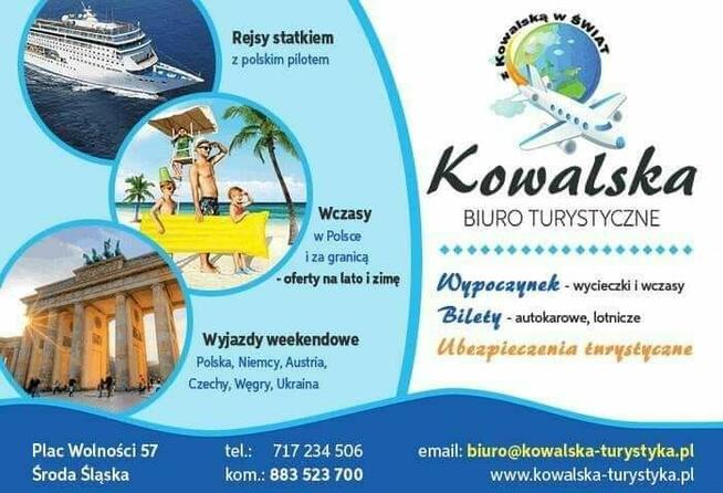 CENTRUM TURYSTYCZNE KOWALSKA ZAPRASZA