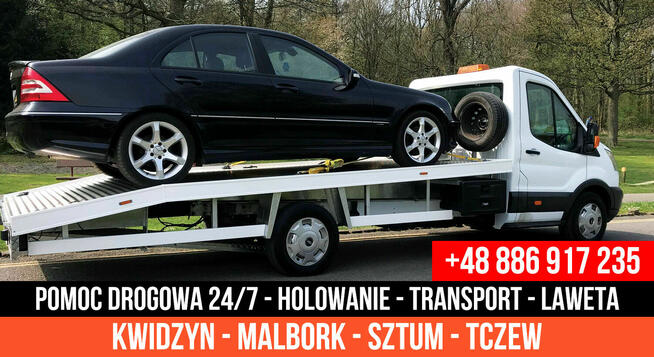 Pomoc Drogowa Laweta Sztum Malbork Kwidzyn Tczew Gdańsk