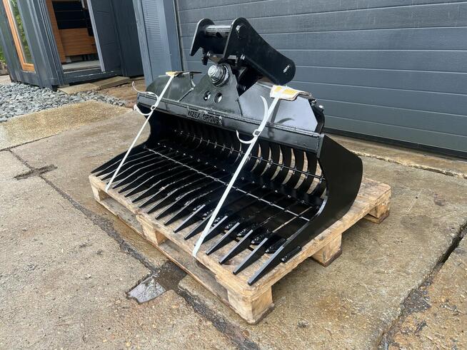 Łyżka skarpowa hydrauliczna ażurowa, grabie 120cm 2,6-3,5t