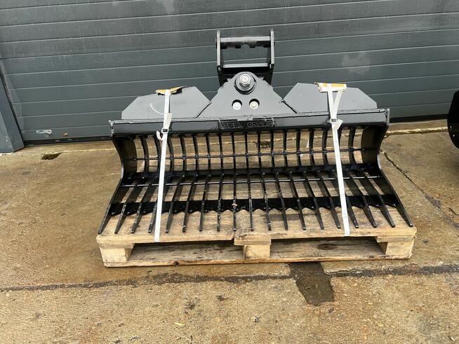 Łyżka skarpowa hydrauliczna ażurowa, grabie 120cm 2,6-3,5t