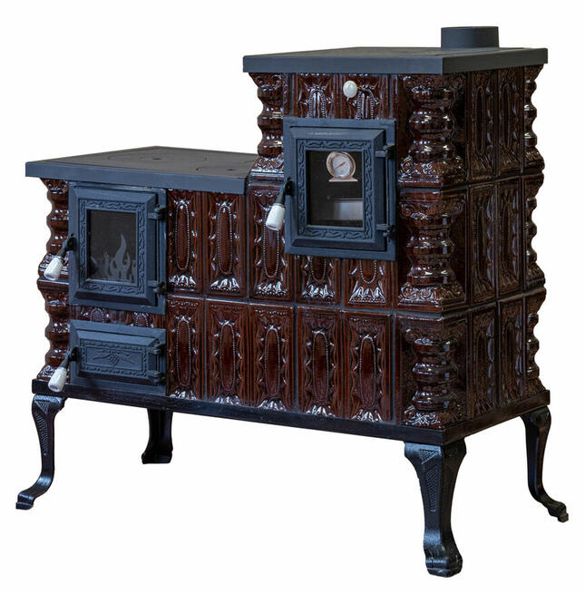 Kaflowa kuchnia węglowa 3/2 K+S+S+Ż