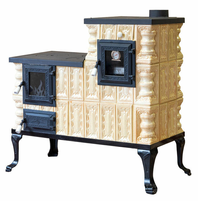 Kaflowa kuchnia węglowa 3/2 K+S+S+Ż