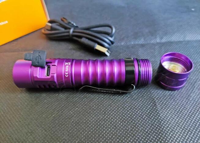 Nowa latarka EDC Wurkoss FC11 + ogniwo 18650