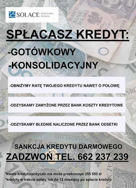 Kredyt gotówkowy/konsolidacyjny w złotówkach