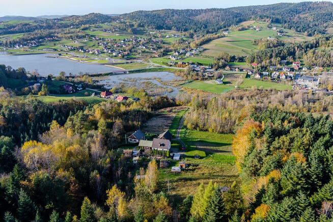 Widokowa działka nad Jeziorem Rożnowskim