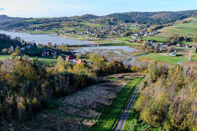 Widokowa działka nad Jeziorem Rożnowskim