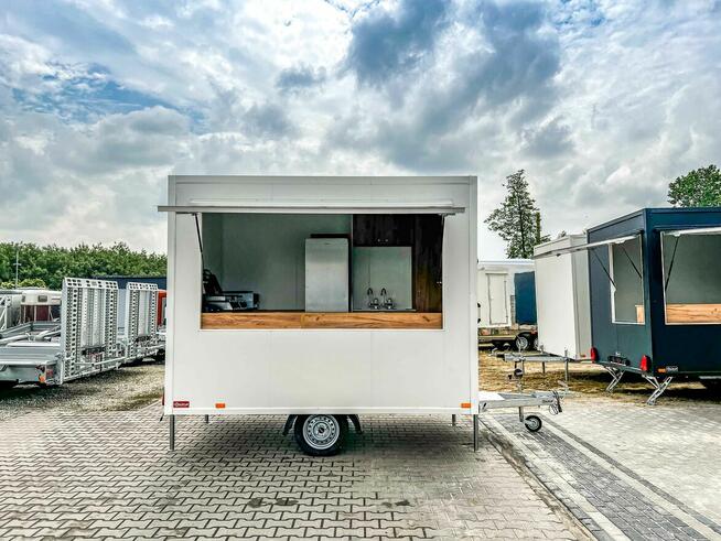 przyczepa gastronomiczna gotowy biznes 3 m naleśniki gofry