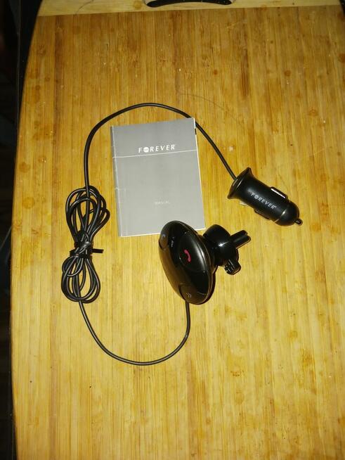 Transmiter FM Bluetooth z ładowarką samochodową wysyłka grat