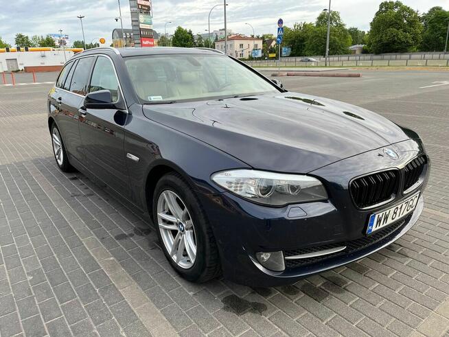 BMW 520 D, 184km, BEZWYPADKOWY, panorama dach, jasne skory