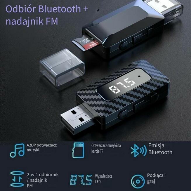 Adapter Samochodowy 3 W 1 USB wysyłka gratis