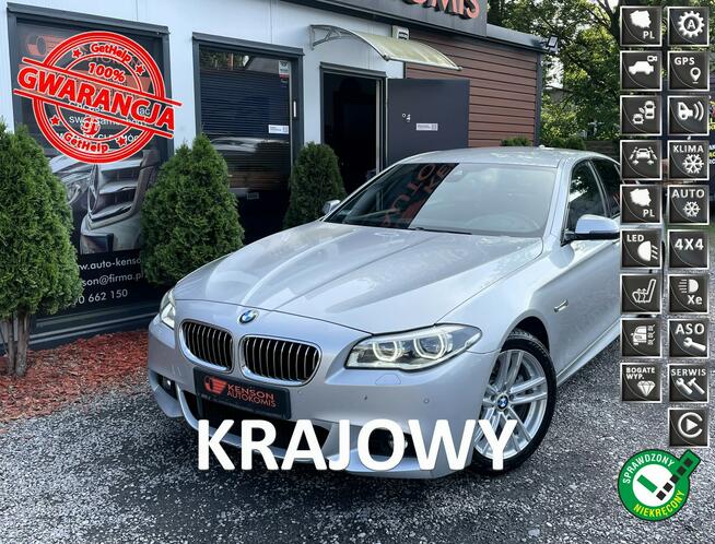 BMW 520 xDrive, Salon Polska, Bezwypadkowy, ASO, Skórzana tapicerka, LED, Navi