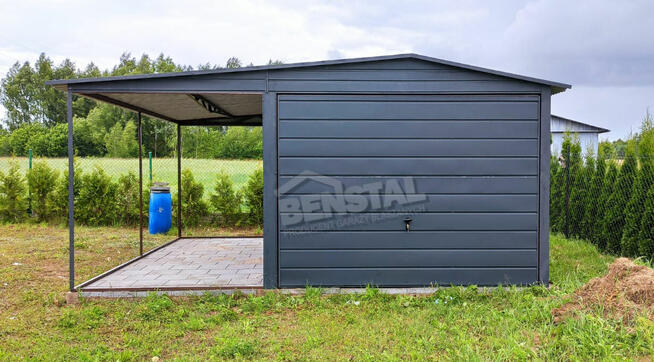 Garaże blaszane na każdy wymiar 2x3, 3x4, 4x5, 5x6, 6x7 7x8