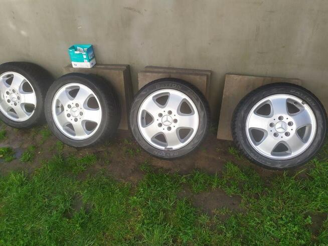 Alufelgi Mercedes 15 cali z ładnymi oponami 195/50
