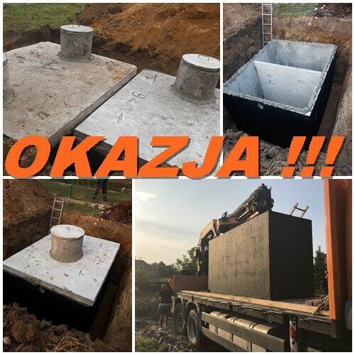 Szambo jednokomorowe betonowe 14m3 DOSTAWA montaż