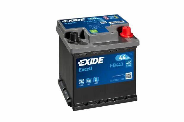 Exide Excell 44Ah 400A kostka prawy plus