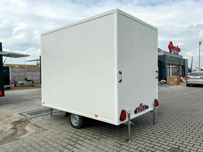 przyczepa gastronomiczna gotowy biznes 3 m naleśniki gofry