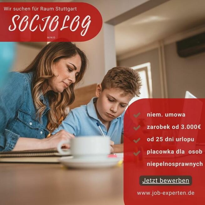 Socjolog oferta pracy Raum Stuttgart