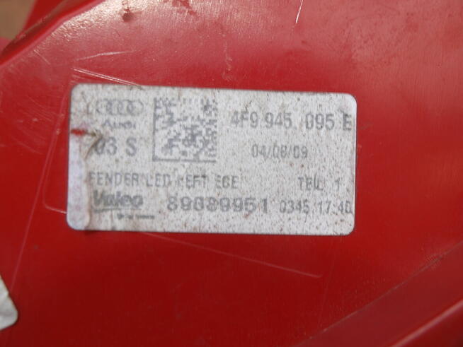 Audi A6 C6 Kombi lampa lewa tył Led 2008 - 2011r (europa)