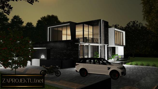 Projekt ON-LINE Ogrodu, Tarasu, Elewacji, Podjazdu