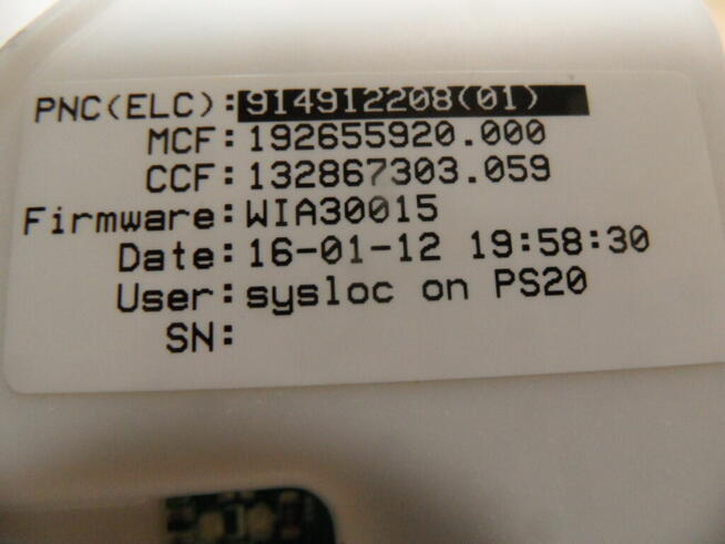 programator pralki electrolux EWF1262EOW