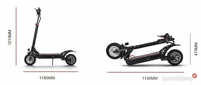 Hulajnoga elektryczna LANGFEITE L8-S silnik 2 x 800 W