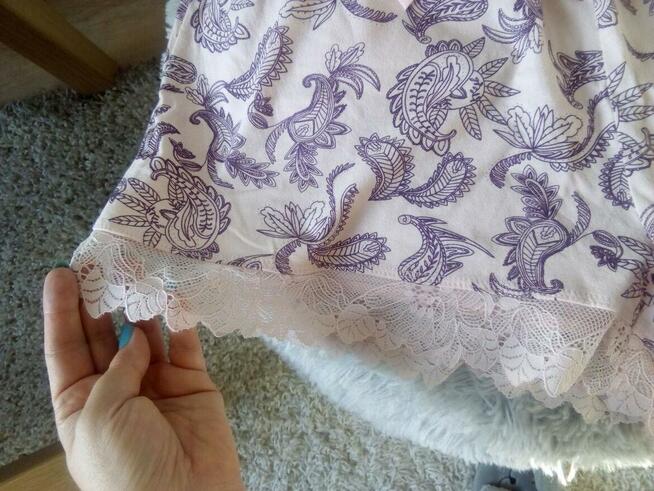 Urocze szorty z koronką, L