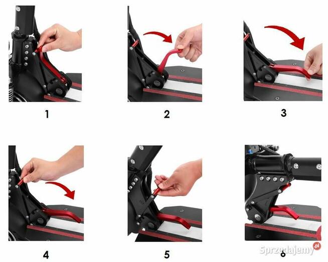 Hulajnoga elektryczna LANGFEITE L8-S silnik 2 x 800 W