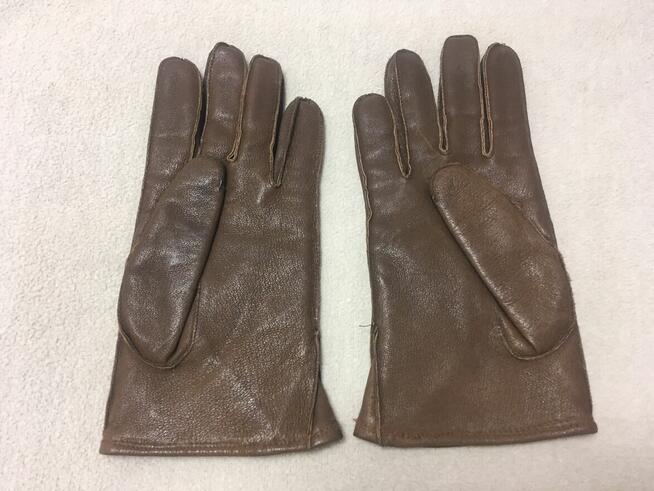 PRL rękawiczki męskie skórzane brązowe nowe