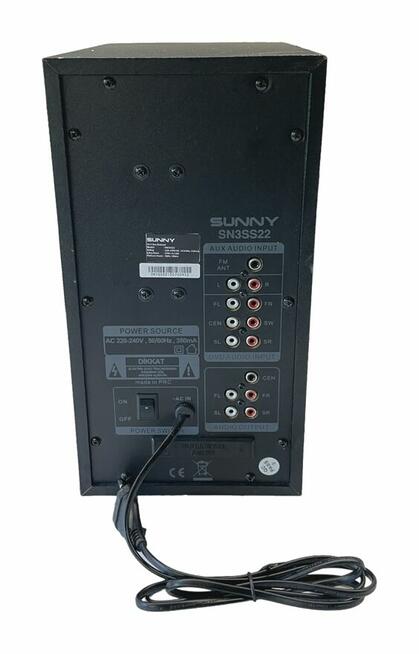 Subwoofer Sunny SN3SS22 Bluetooth 5+1 Radio/USB/SD/MMC