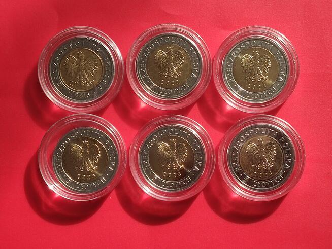 5zł-8 monet okolicznościowych z serii Odkryj Polskę 2018-25r