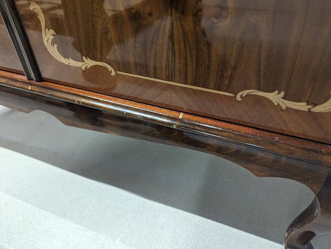 KOMODA (BUFET) LUDWIKOWSKA ORZECH DREWNIANA STYLOWA