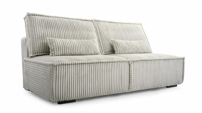 Nowoczesna sofa w tkaninie sztruksowej