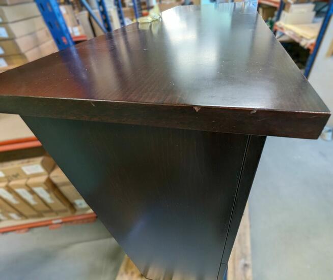 KREDENS KLOSE DUO z oświetleniem Drewniany Buk Kolonialny