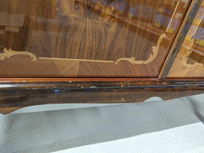 KOMODA (BUFET) LUDWIKOWSKA ORZECH DREWNIANA STYLOWA