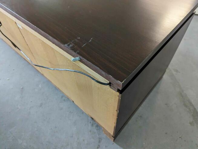 KOMODA TV KLOSE DUO z oświetleniem Szafka RTV Buk Kolonialny