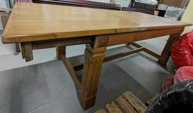 STÓŁ DĘBOWY (ława) SWARZĘDZ ROZKŁADANY DĄB JASNY Gdańsk