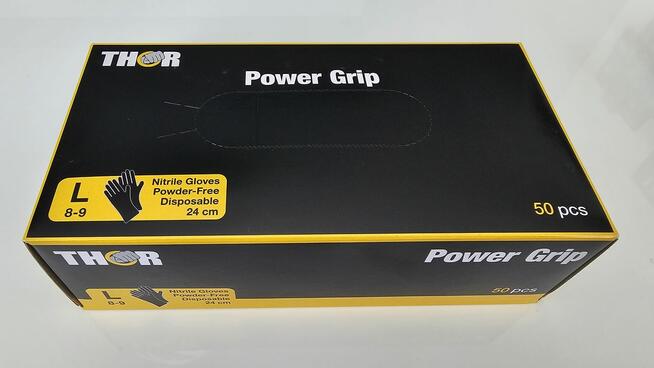 Rękawiczki nitrylowe power grip