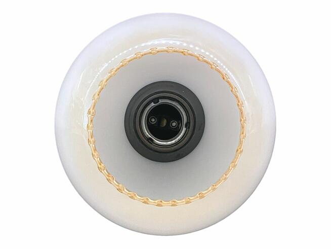 Mała biała lampa wisząca klosz