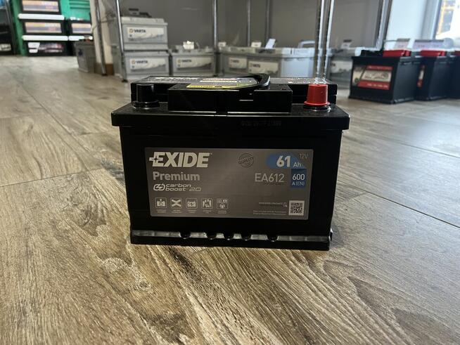 Akumulator Exide Premium 61Ah 600A PRAWY PLUS