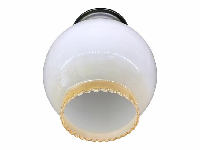 Mała biała lampa wisząca klosz