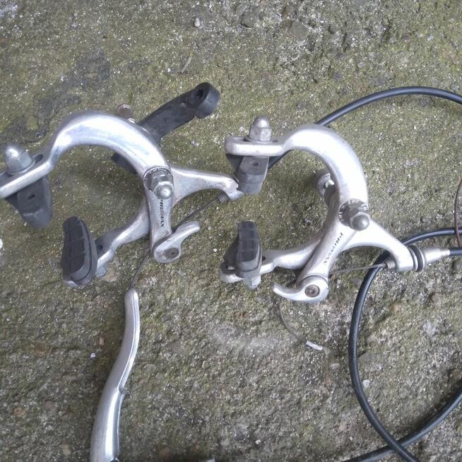 Hamulce rowerowe i przekładnia przerzutek