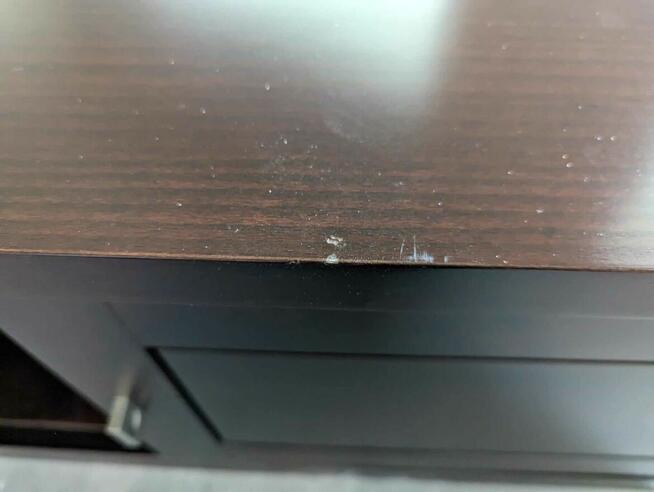 KOMODA TV KLOSE DUO z oświetleniem Szafka RTV Buk Kolonialny