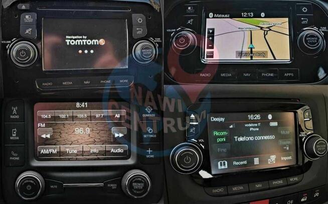 Mapa Uconnect 5 Fiat Ducato 500 TomTom Alfa Mito Renegade
