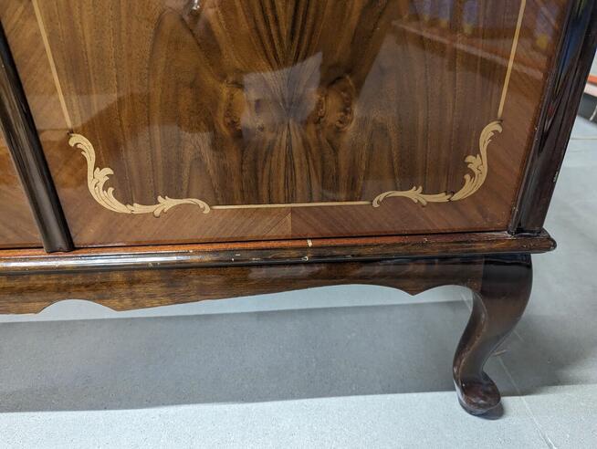 KOMODA (BUFET) LUDWIKOWSKA ORZECH DREWNIANA STYLOWA