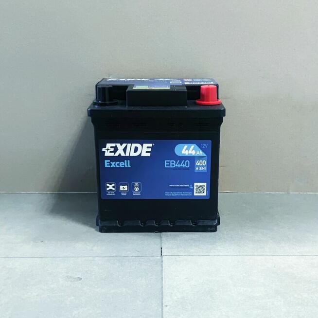 Akumulator Exide Excell 44Ah 400A kostka prawy plus