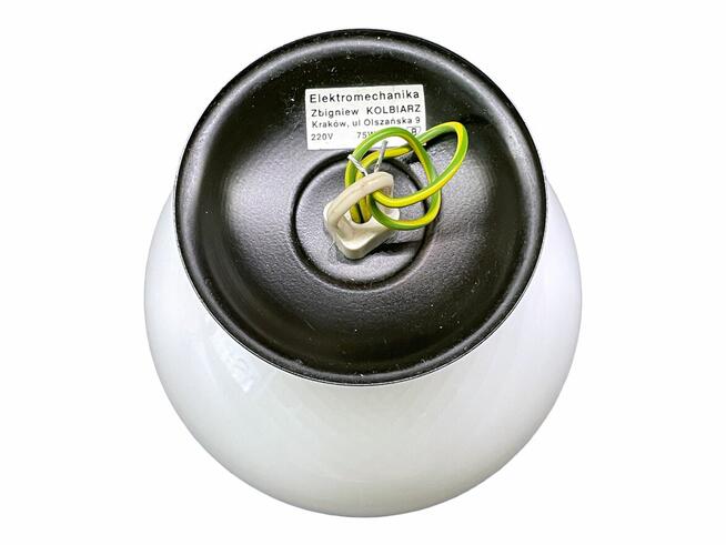 Mała biała lampa wisząca klosz