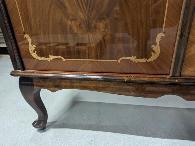 KOMODA (BUFET) LUDWIKOWSKA ORZECH DREWNIANA STYLOWA