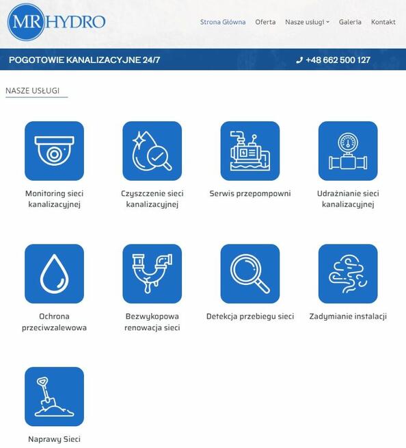 UDRAŻNIANIE CZYSZCZENIE MONITORING POGOTOWIE KANALIZACYJNE