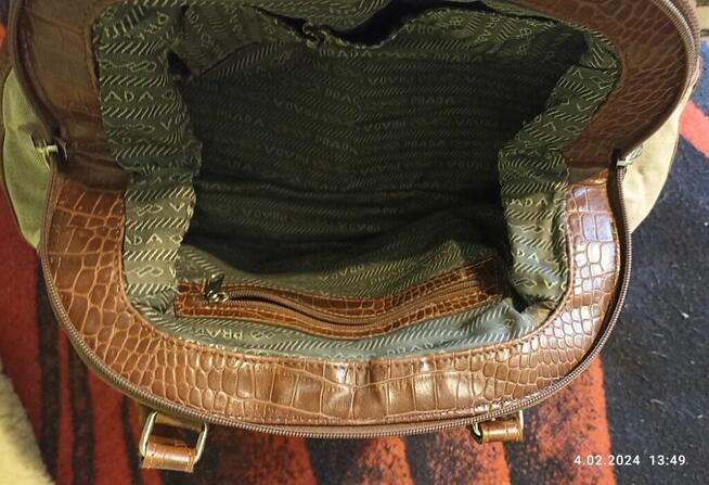 PIEKNA Torebka PRADA MILANO DAL 1913=ORYGINAŁ